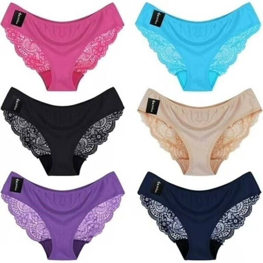 Sunm Boutique Sexy Lace Bikini Underwear for Women Medium